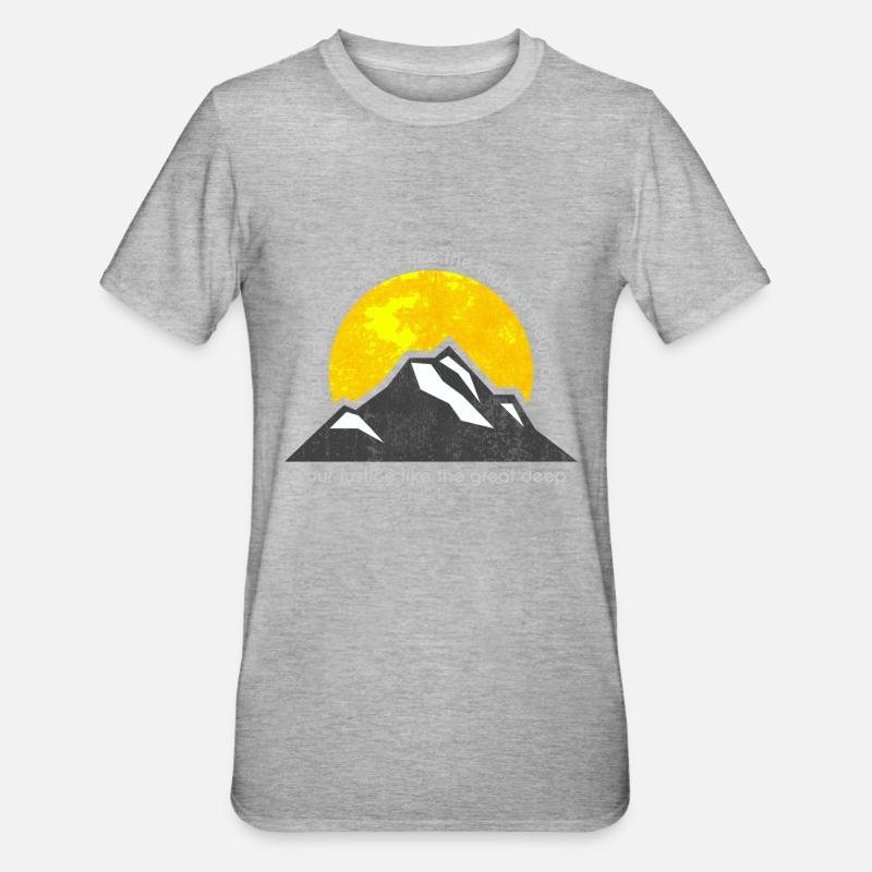 Ps 36: 6 - T-shirt polycoton Unisexe - gris chiné