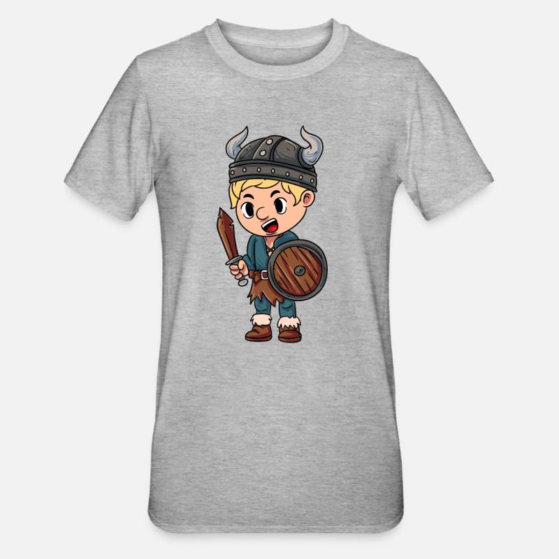 Marins vikings - T-shirt polycoton Unisexe - gris chiné