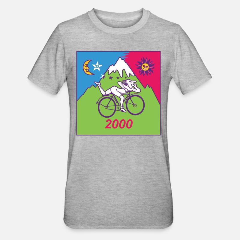 Albert Hofmann LSD 2000 - T-shirt polycoton Unisexe - gris chiné