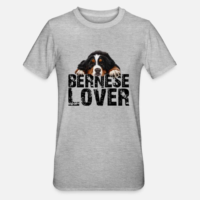 Bouvier bernois - T-shirt polycoton Unisexe - gris chiné