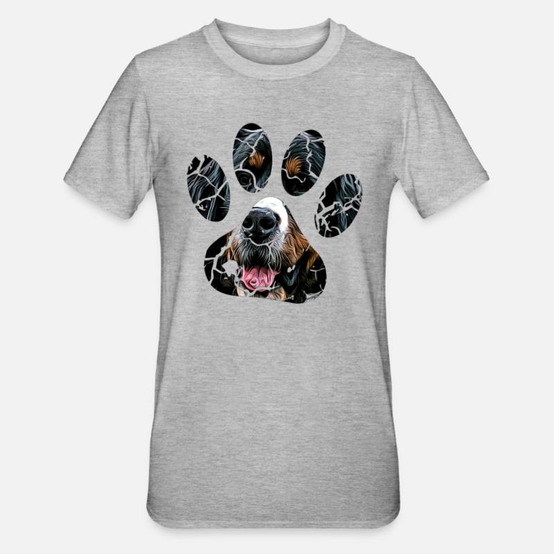 Bouvier bernois - T-shirt polycoton Unisexe - gris chiné