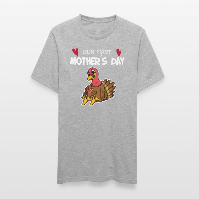 Muttertag Geschenk - Unser erster Muttertag Unisex Polycotton T-Shirt