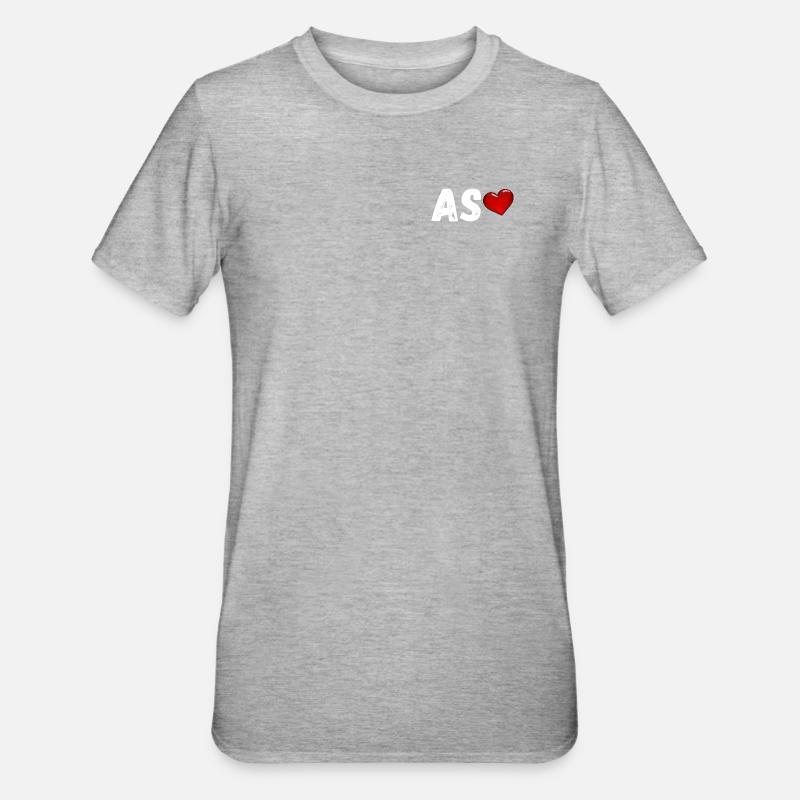 AS De Cœur - T-shirt polycoton Unisexe - gris chiné