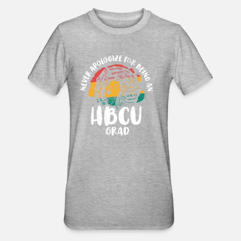 Never apologize for a - Unisex Polycotton T-Shirt - heather grey