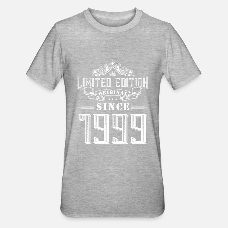 Édition limitée 1999 - T-shirt polycoton Unisexe - gris chiné