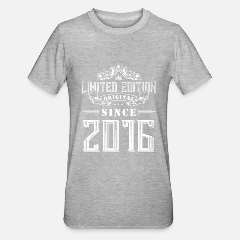 Édition limitée 2016 - T-shirt polycoton Unisexe - gris chiné