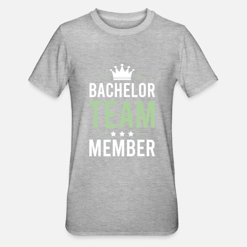 Équipe Bachelor - T-shirt polycoton Unisexe - gris chiné