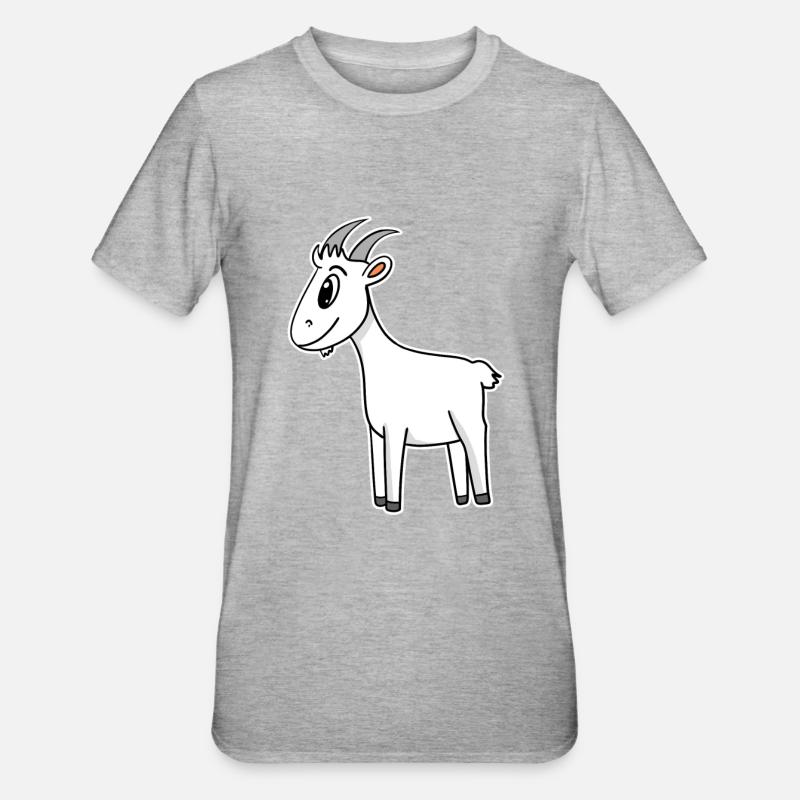 Chèvre Chèvre Chèvre - T-shirt polycoton Unisexe - gris chiné