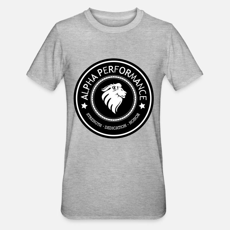 PERFORMANCES ALPHA - T-shirt polycoton Unisexe - gris chiné