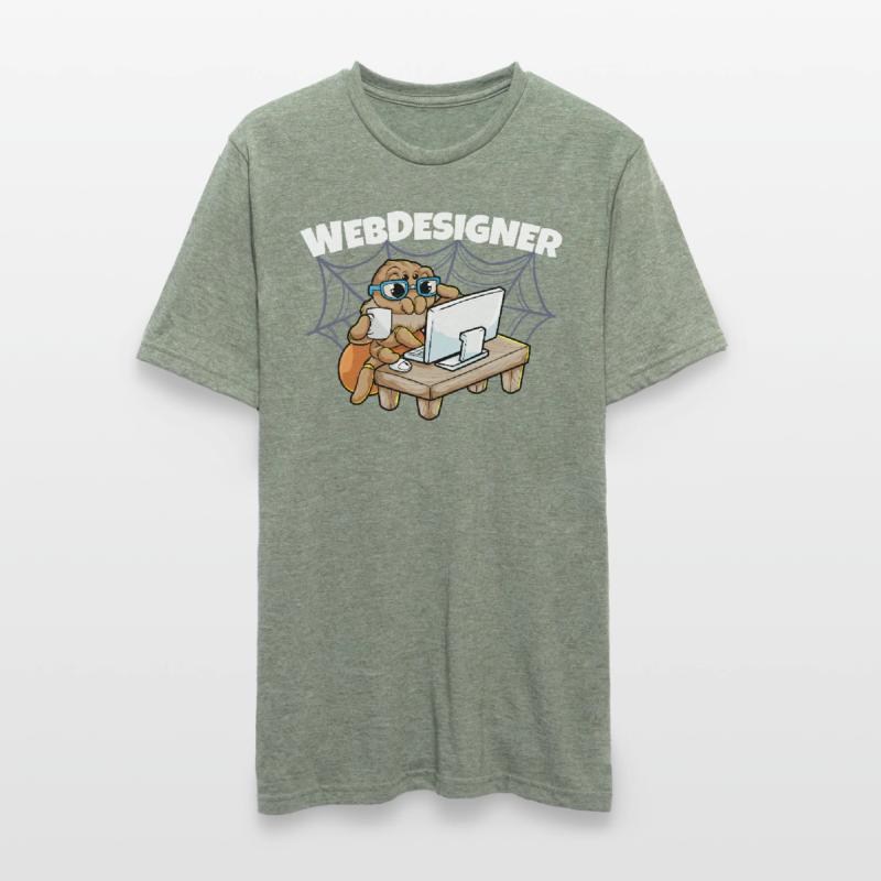 Webdesign Spider Programming Programmer IT Unisex Polycotton T-Shirt