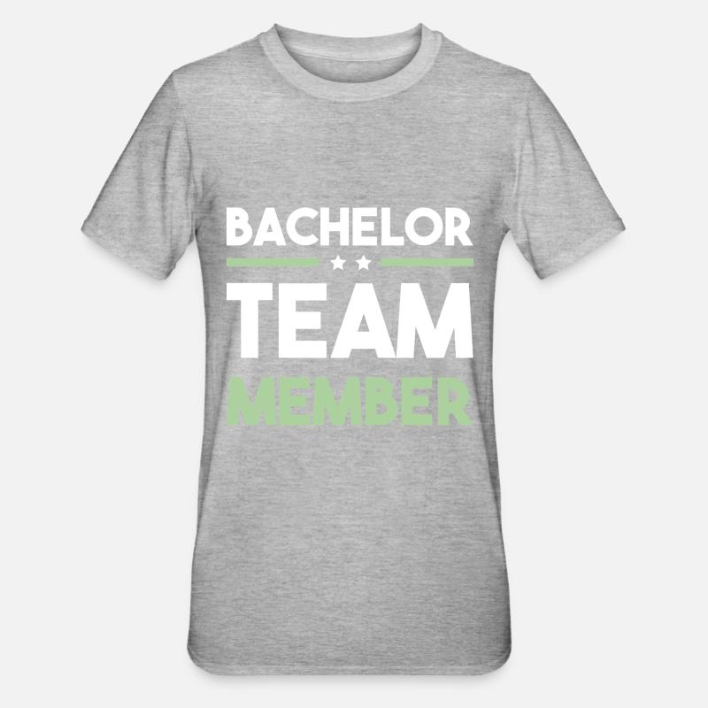 Équipe Bachelor - T-shirt polycoton Unisexe - gris chiné