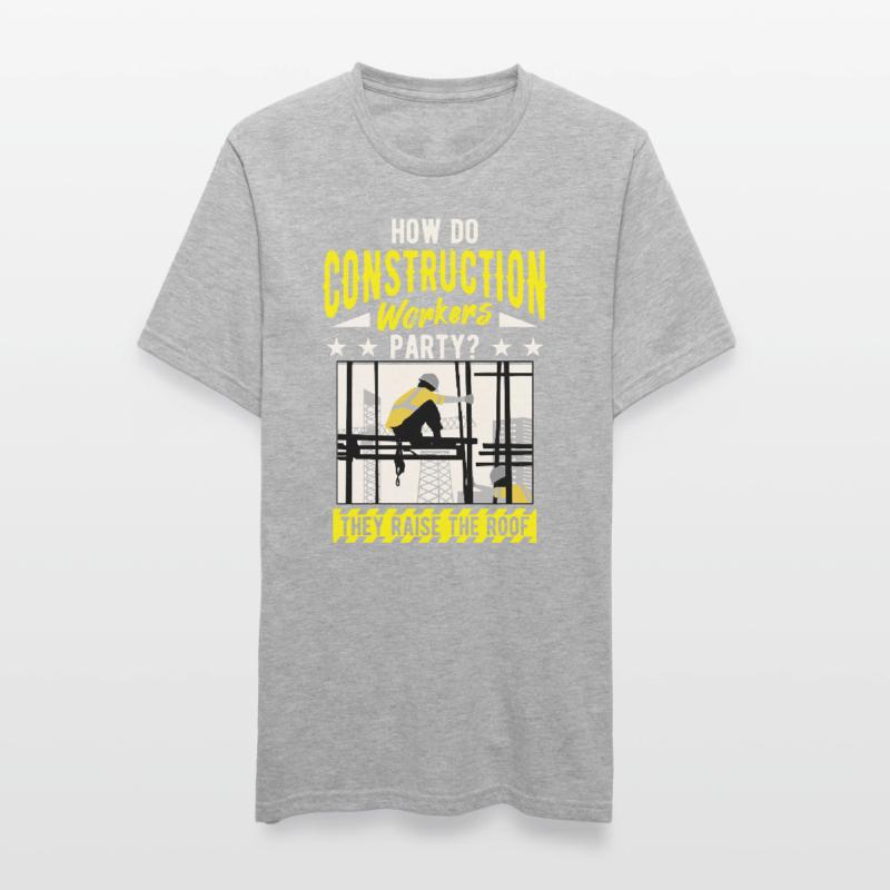 Infrastructure construction construction construction workers Unisex Polycotton T-Shirt