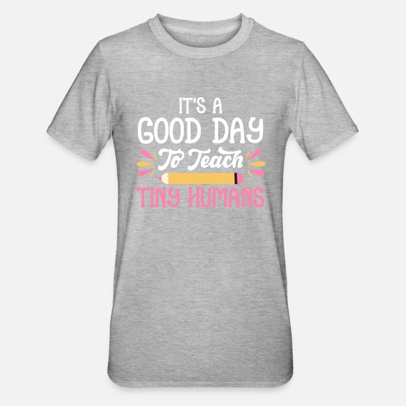 Professeur d’école PreK Enseignant - T-shirt polycoton Unisexe - gris chiné