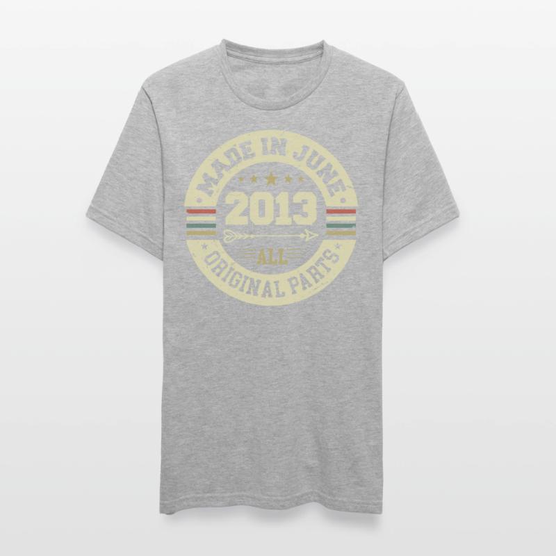 Juni 2013 Geburtstagsgeschenk Juni 2013 Juni 2013 Unisex Polycotton T-Shirt