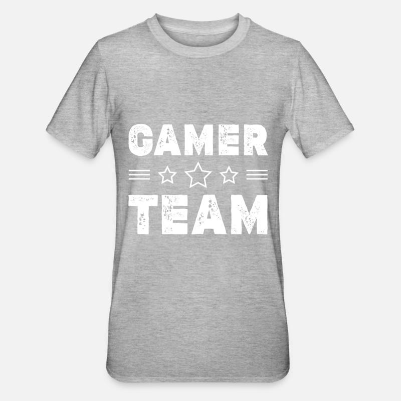 Équipe de joueurs - T-shirt polycoton Unisexe - gris chiné