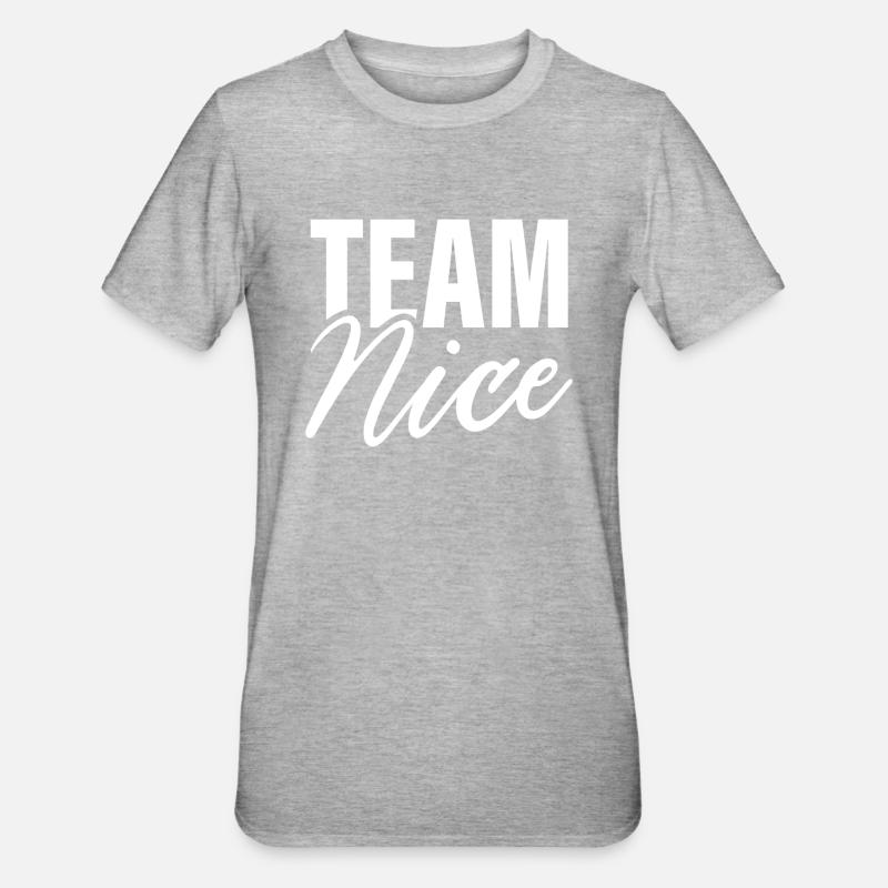 L’équipe Nice - T-shirt polycoton Unisexe - gris chiné