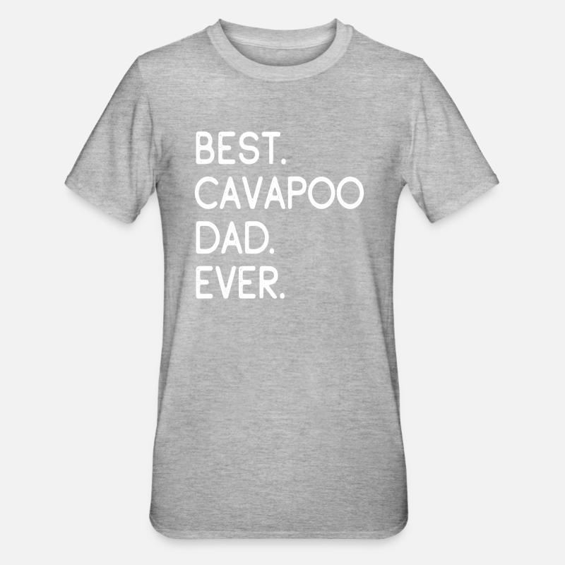 Cavapoo Cavoodle - Unisex Polycotton T-Shirt - heather grey