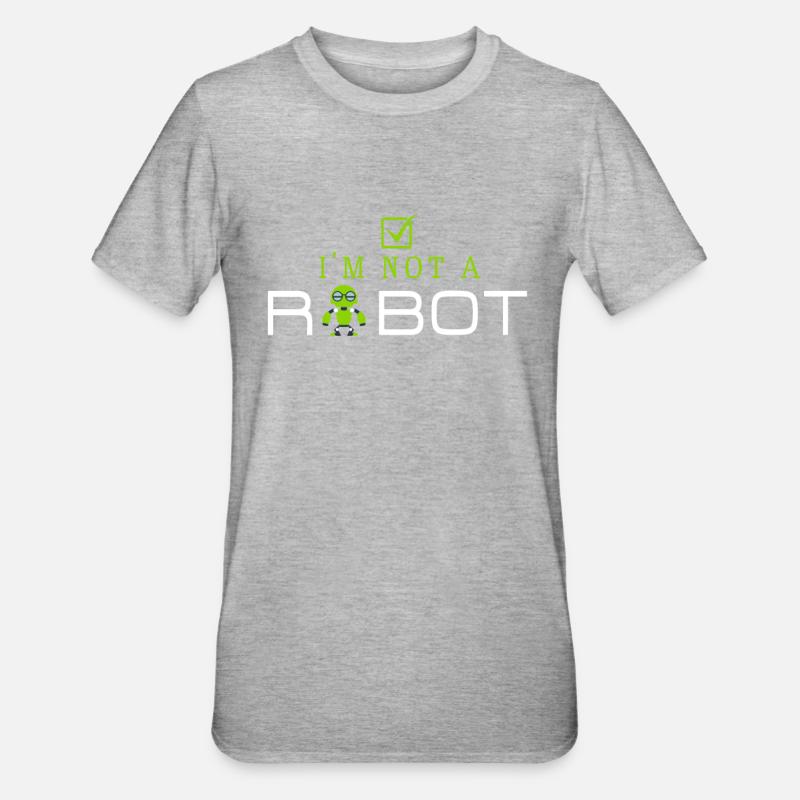 Computer scientist Programmer Computer Computer - Unisex Polycotton T-Shirt - heather grey