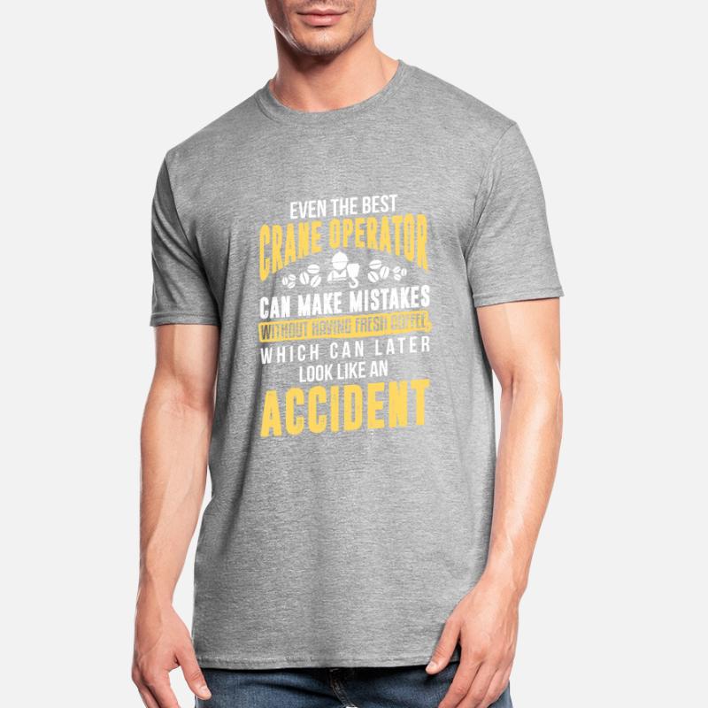 Crane operator Crane operator construction site work Unisex Polycotton T-Shirt