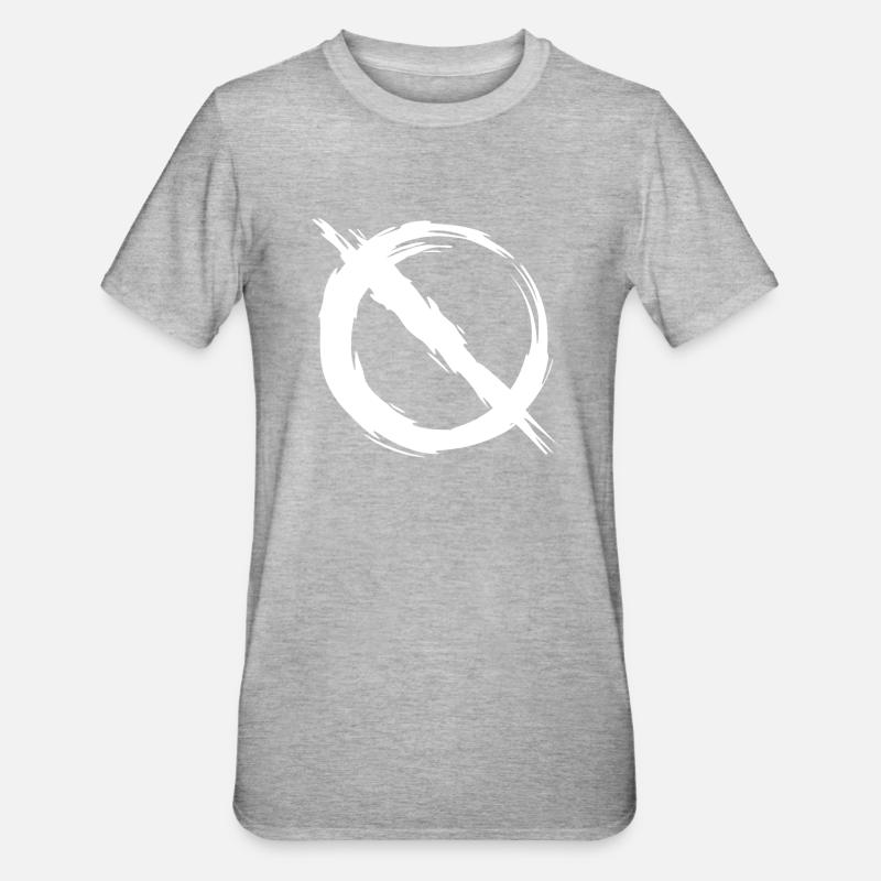 Interdiction interdite - T-shirt polycoton Unisexe - gris chiné