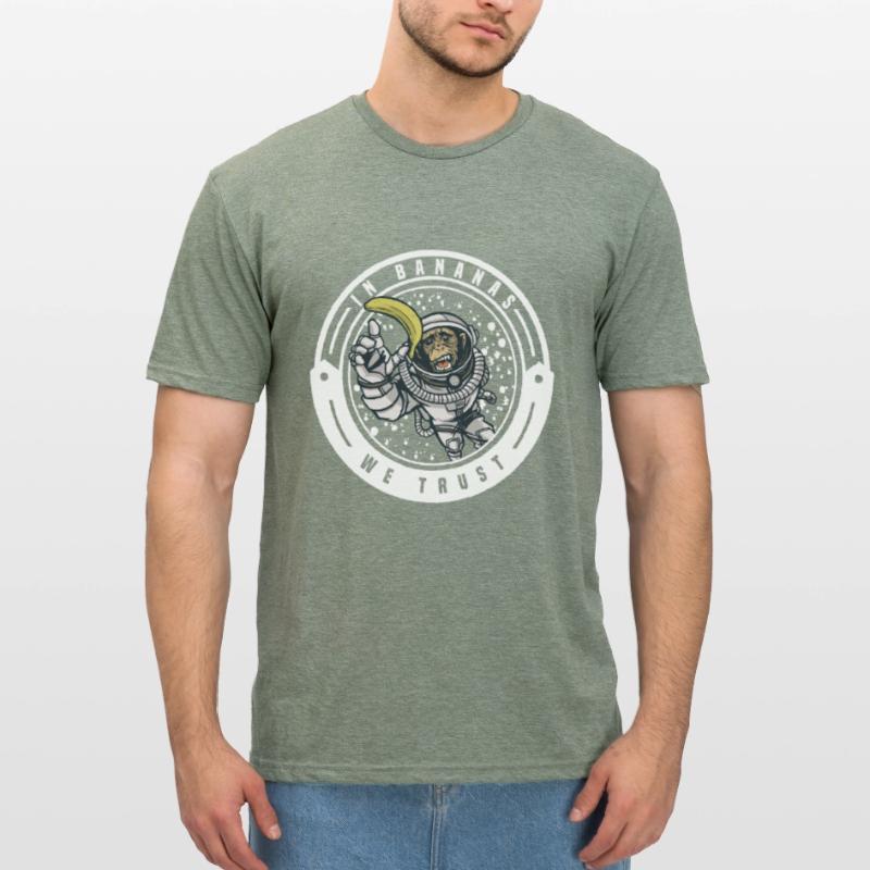 Monkey chimpanzee monkey monkey monkeys banana monkey monkey monkey Unisex Polycotton T-Shirt