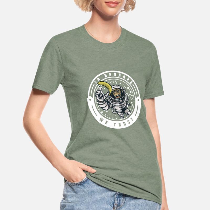 Monkey chimpanzee monkey monkey monkeys banana monkey monkey monkey Unisex Polycotton T-Shirt