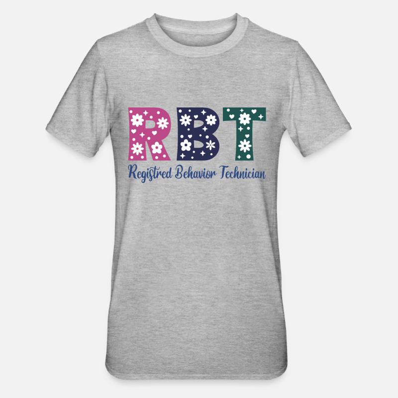 Certified Behavioral Technician - Unisex Polycotton T-Shirt - heather grey