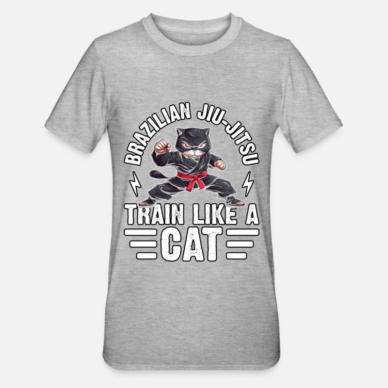 Entraînez-vous comme un chat - T-shirt polycoton Unisexe - undefined