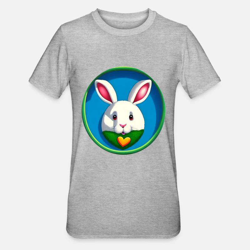 Fantasy Easter - Unisex Polycotton T-Shirt - heather grey