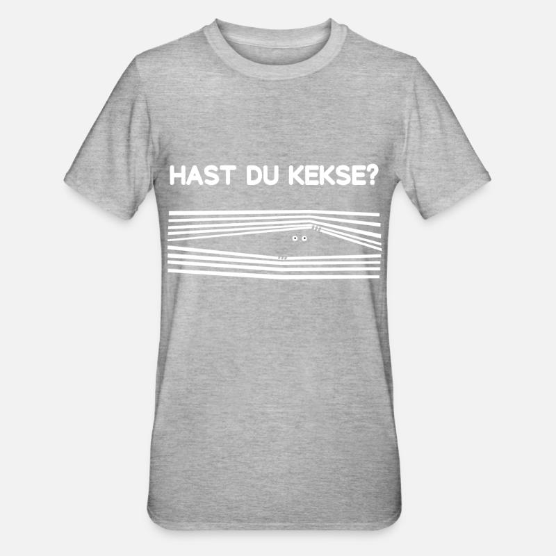 Maennchen Avez-vous des biscuits? cadeau - T-shirt polycoton Unisexe - gris chiné