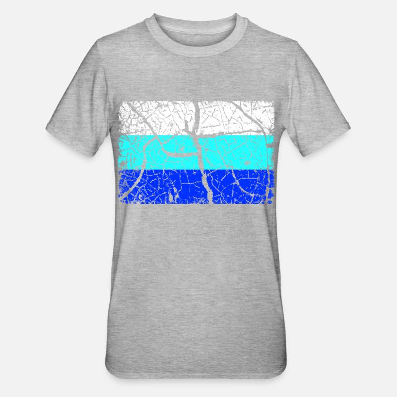 Germany Flag INVERTED - Unisex Polycotton T-Shirt - heather grey