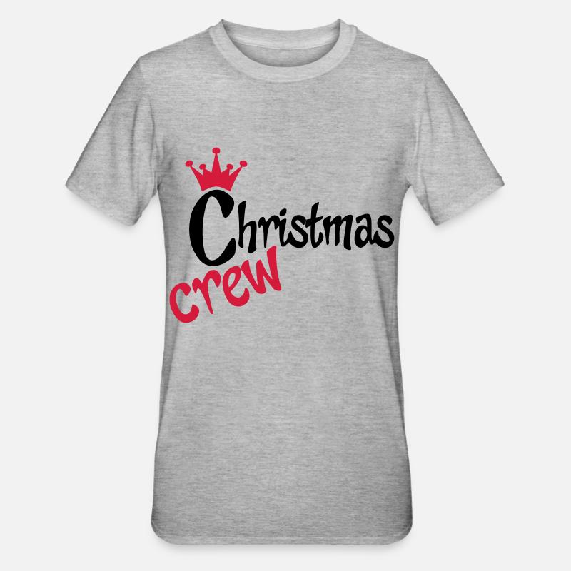 Super design pour Noël - T-shirt polycoton Unisexe - gris chiné
