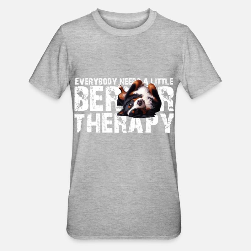 Bouvier bernois - T-shirt polycoton Unisexe - gris chiné