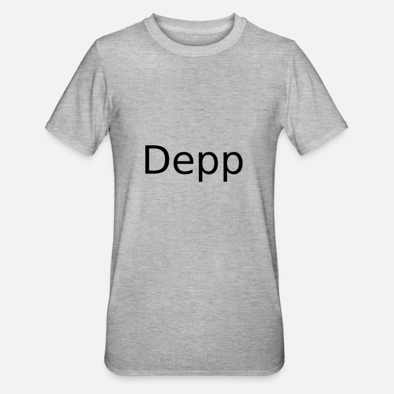 Depp - T-shirt polycoton Unisexe - gris chiné