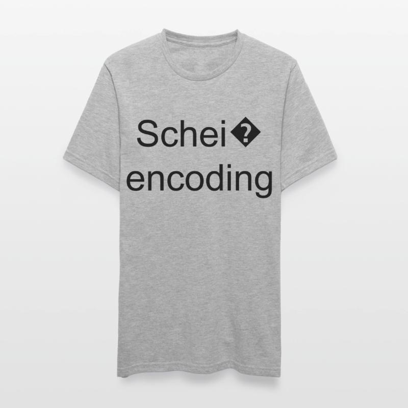 Schei� encoding Unisex Polycotton T-Shirt