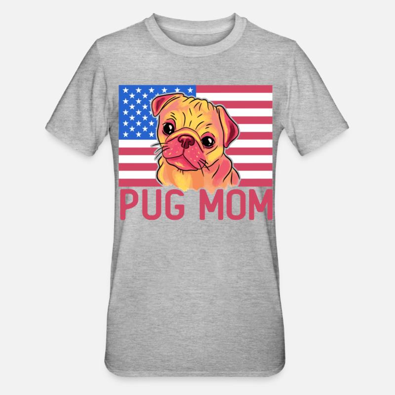 Maman Carlin - T-shirt polycoton Unisexe - gris chiné