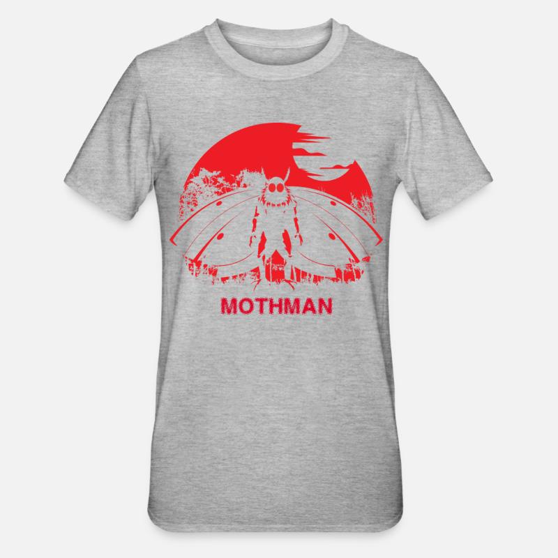 Mothman - T-shirt polycoton Unisexe - gris chiné