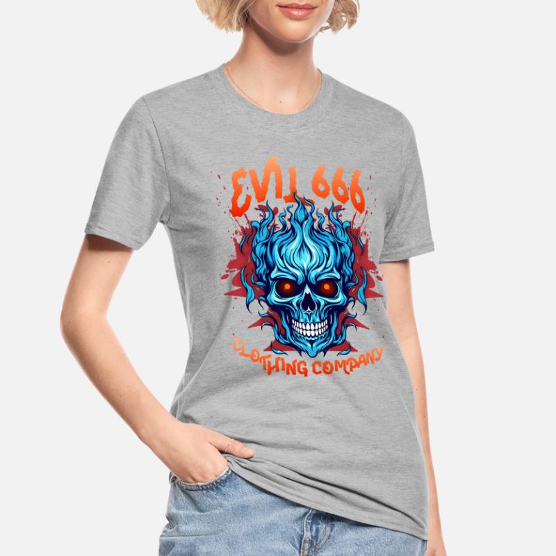 Devil Devil, Evil 666, Comic Devil Satan Saying Unisex Polycotton T-Shirt