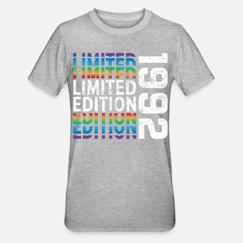 Edition limitée 1992 - T-shirt polycoton Unisexe - gris chiné