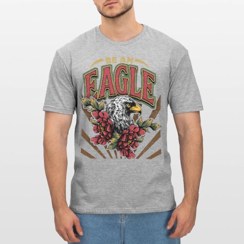 Vintage Eagle, Eagle Eagle, Saying, Be-An-Eagle Unisex Polycotton T-Shirt