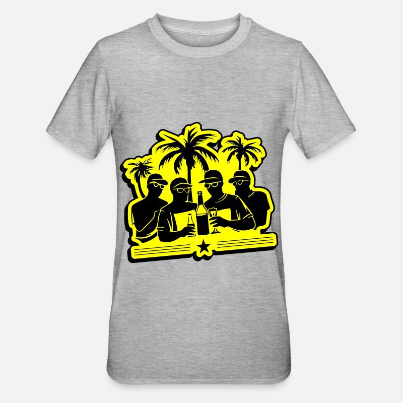 Fêtes d’équipe - T-shirt polycoton Unisexe - gris chiné