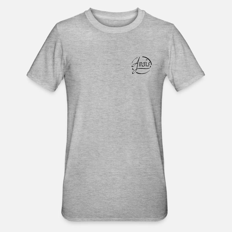 Anaïs - T-shirt polycoton Unisexe - gris chiné