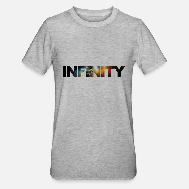Infinity Infinity Starry Galaxie - T-shirt polycoton Unisexe - gris chiné