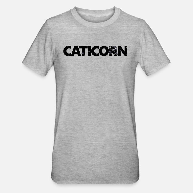 KATZESPITZ - Unisex Polycotton T-Shirt - Grau meliert