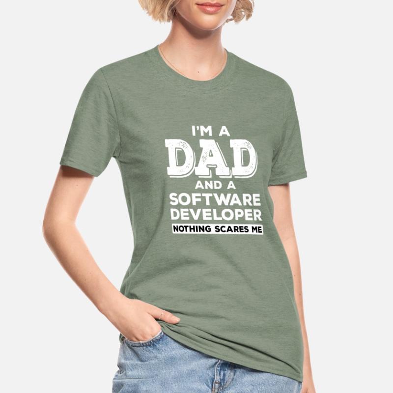 Programmer father software developer IT dad Unisex Polycotton T-Shirt