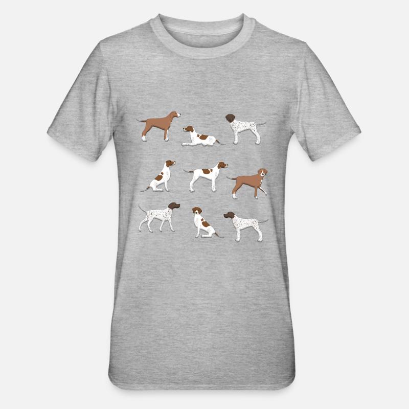 Selection pointer - T-shirt polycoton Unisexe - gris chiné