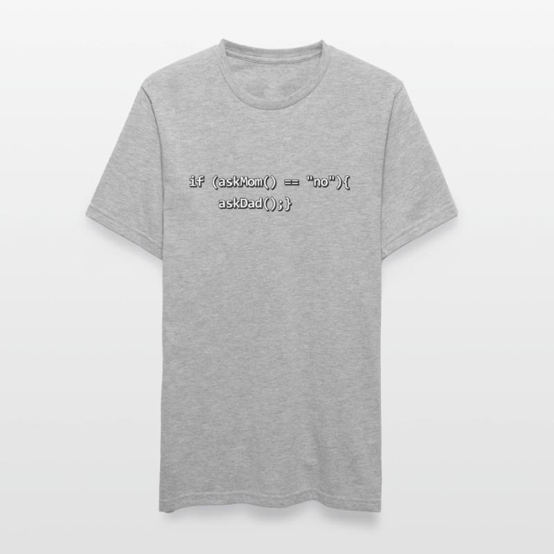 Wenn IF Mutter Vater Quellcode Programmierer Nerd Unisex Polycotton T-Shirt