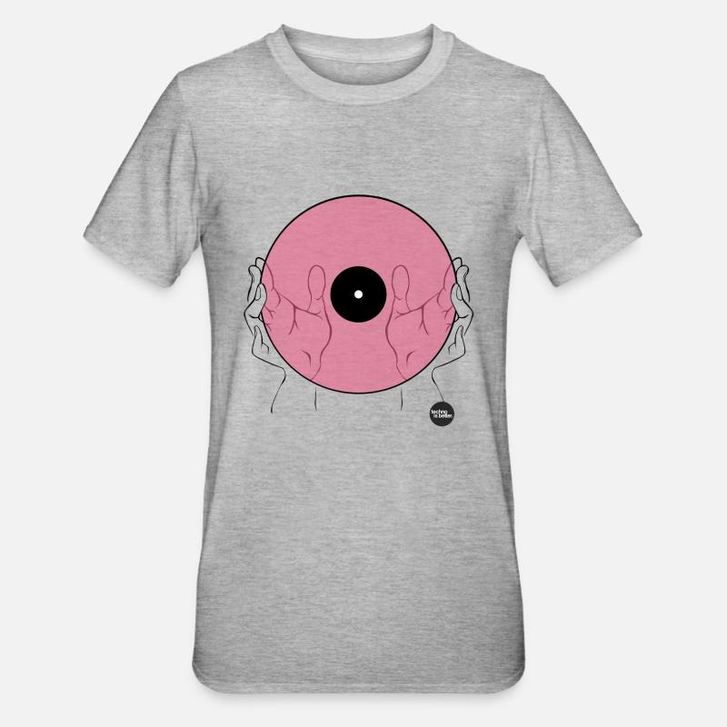 techno permet de jouer - T-shirt polycoton Unisexe - gris chiné
