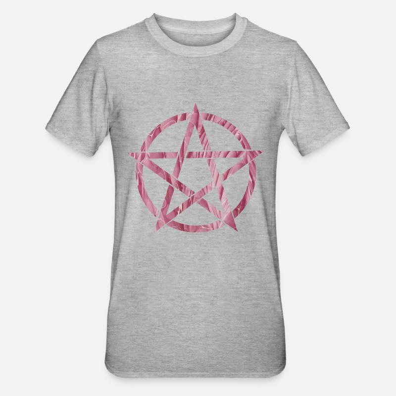 pentagramme e 229 - T-shirt polycoton Unisexe - gris chiné