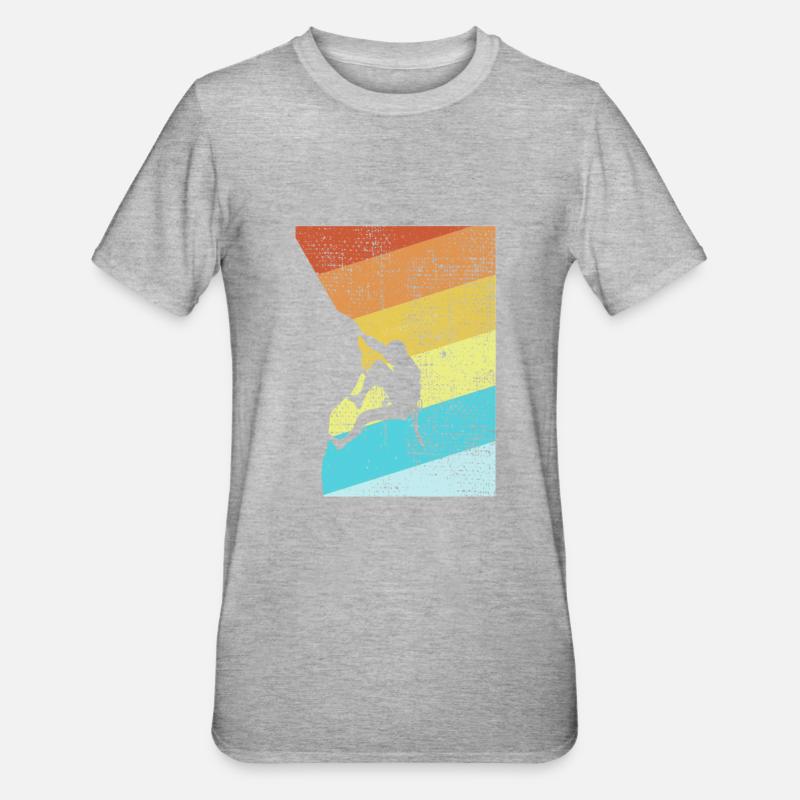 Varappe - T-shirt polycoton Unisexe - gris chiné